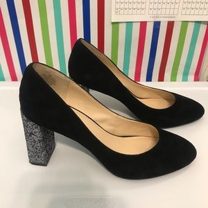 Ninewest astoria block heel pumps shoes